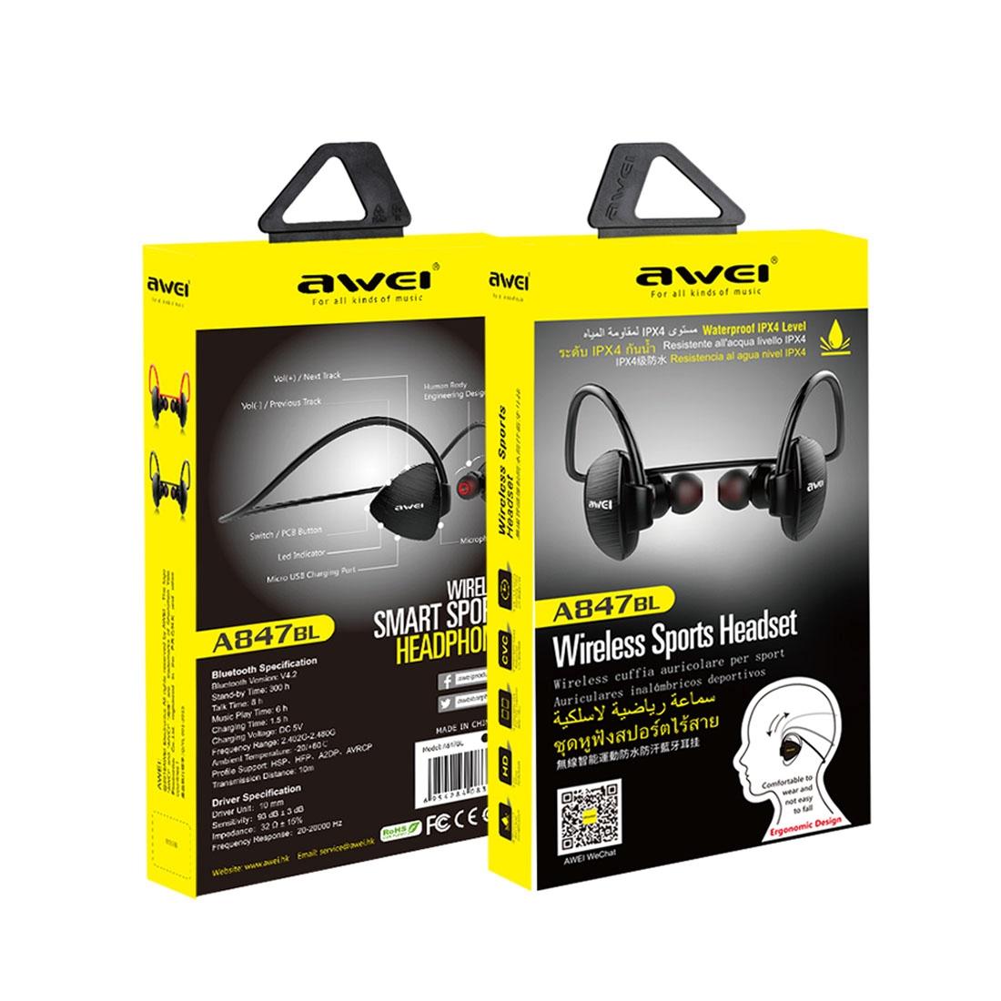 Waterproof Bluetooth Earphones for Outdoor Sports – Anti-Sweat Design, Secure Fit, Long Battery Life, Clear Sound
