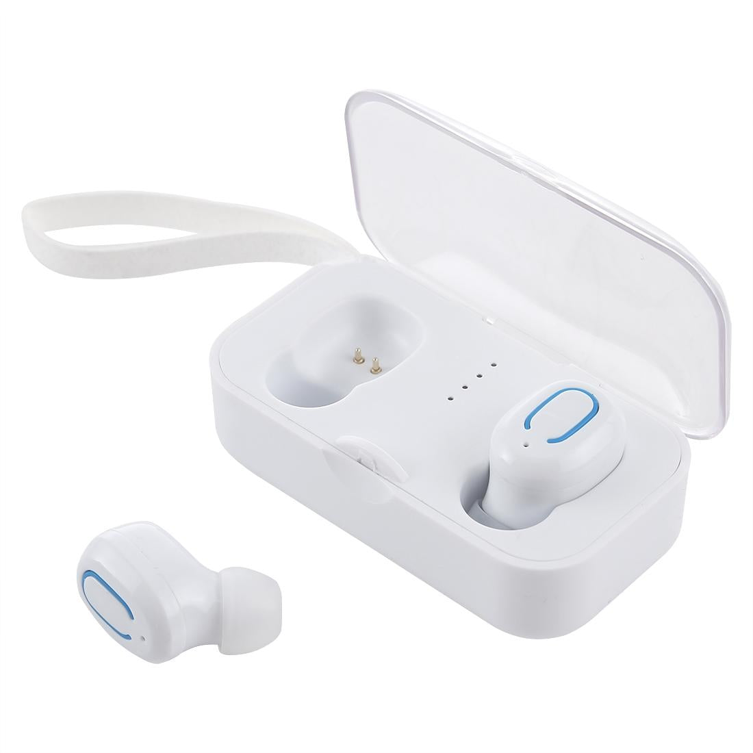 Wireless Stereo TWS Bluetooth Earphones with Charging Case – Dazzling Design – Black
