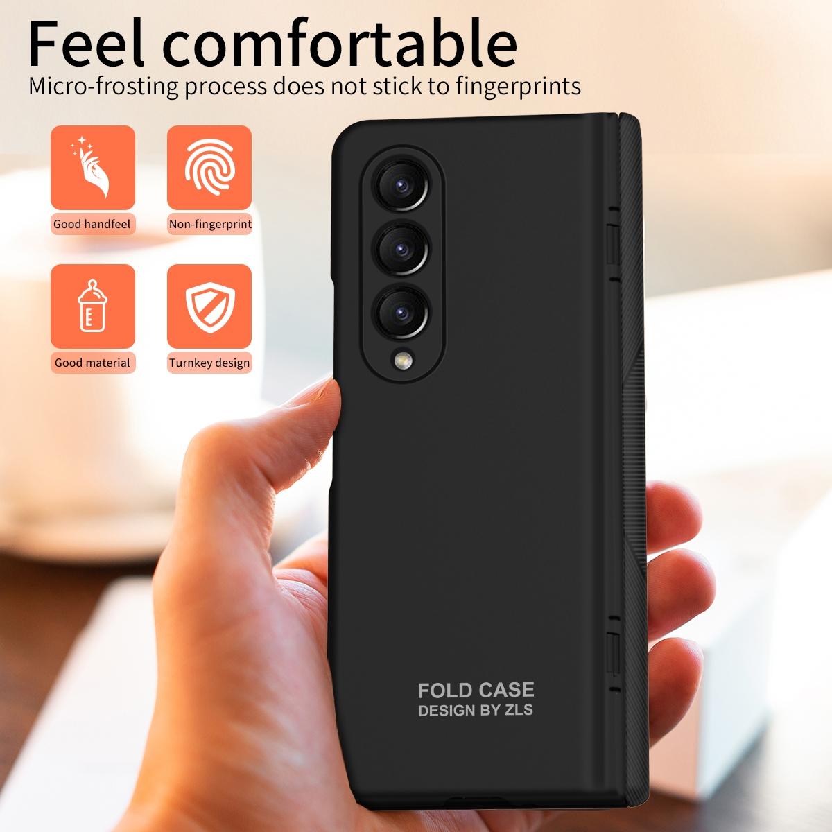 Premium Hinged Folding Case for Samsung Galaxy Z Fold4 5G – Durable Protection, Black