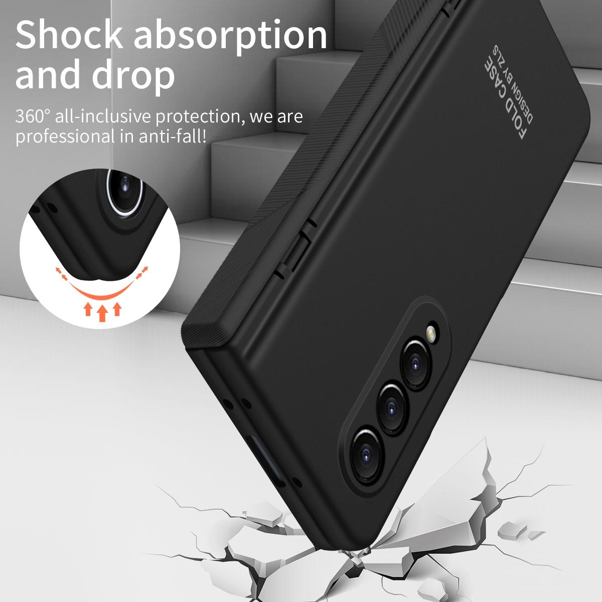 Premium Hinged Folding Case for Samsung Galaxy Z Fold4 5G – Durable Protection, Black