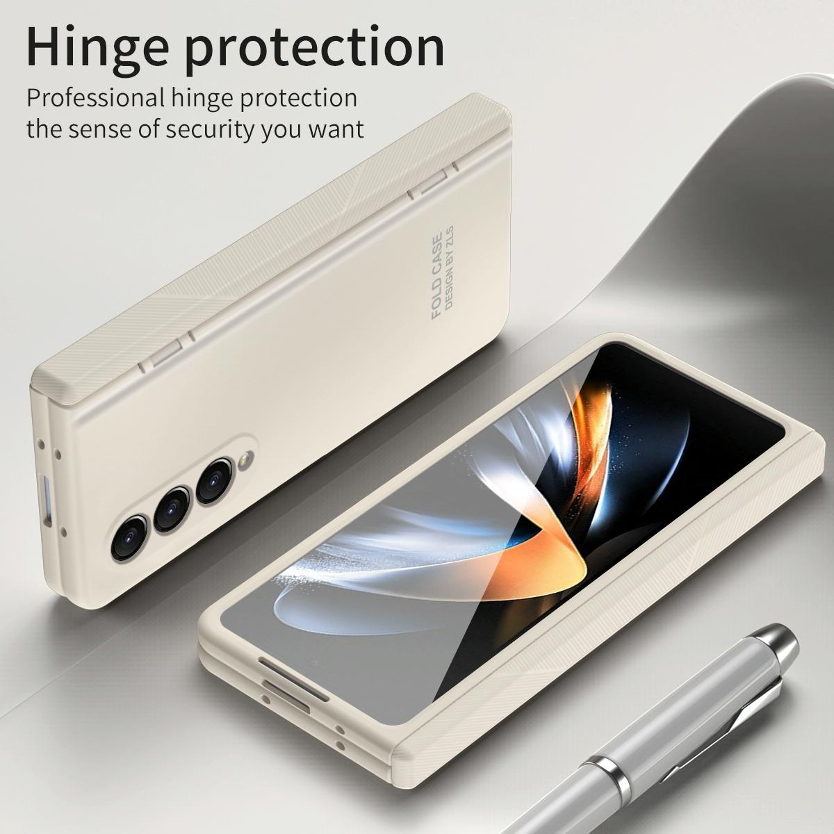 Premium Hinged Folding Case for Samsung Galaxy Z Fold4 5G – Durable Protection, Black