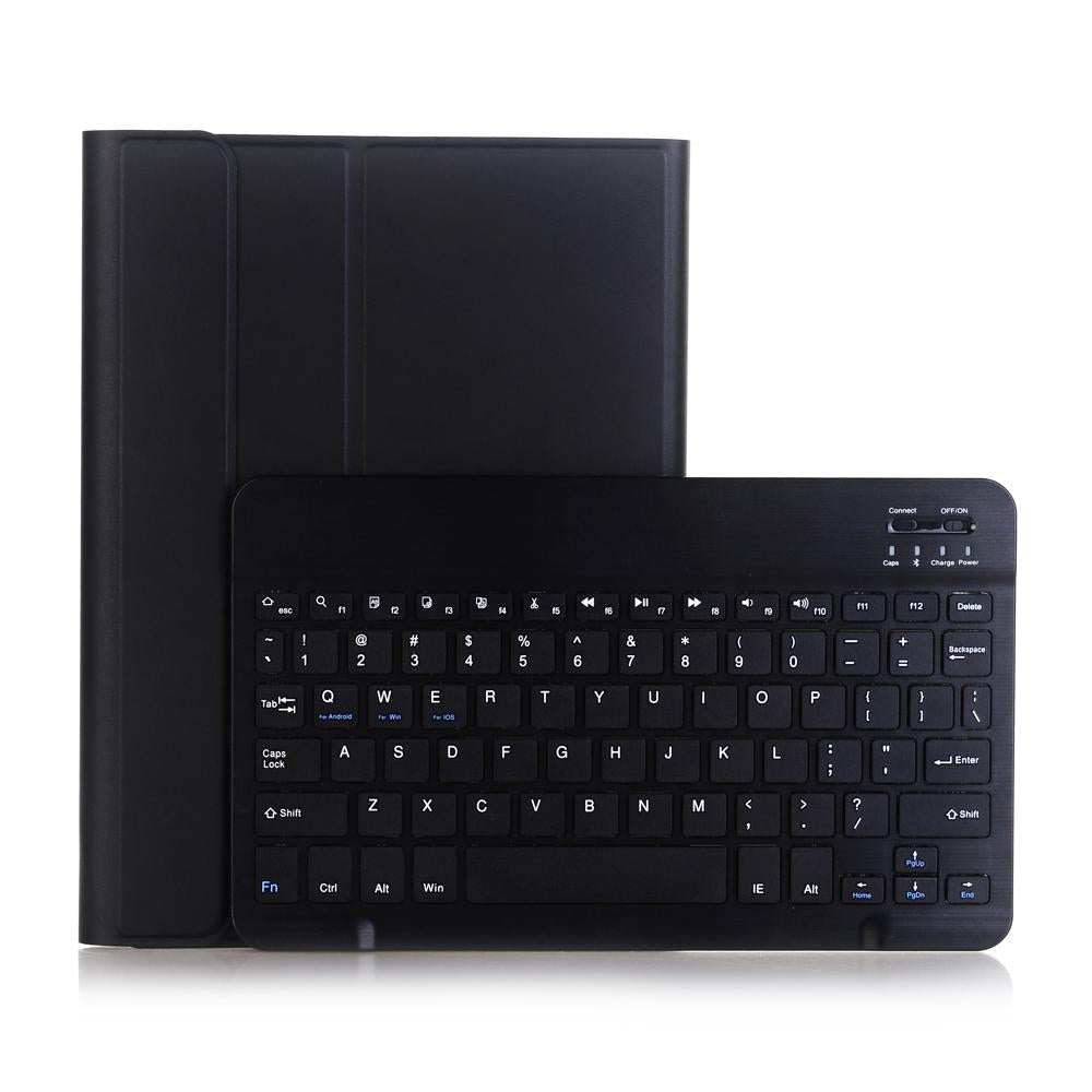 Ultra-Thin Bluetooth Keyboard Leather Case for iPad Air / Pro 10.5 – Magnetic Holder, Stand Function – Black