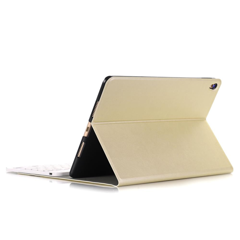 Ultra-Thin Bluetooth Keyboard Leather Case for iPad Air / Pro 10.5 – Magnetic Holder, Stand Function – Black