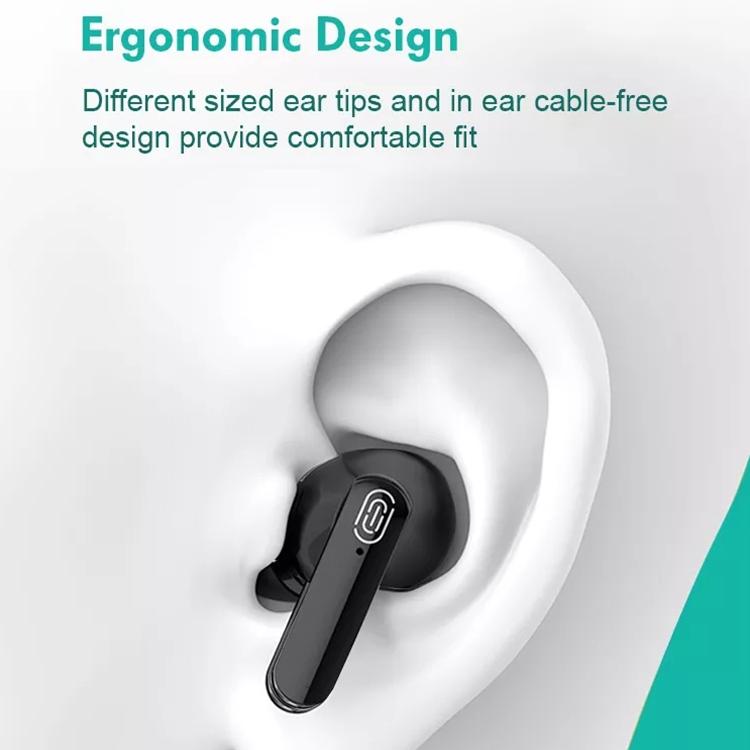 ETE-13 Mini Binaural Bluetooth 5.0 Sports Earphones – Wireless, Black, Sweat-Resistant