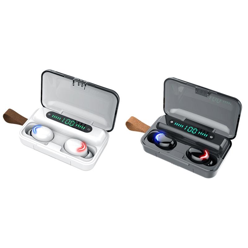 Bluetooth Earphone with Noise Reduction – Breathing Light, Hand Strap, Black