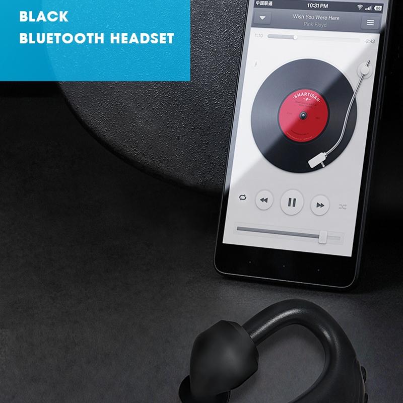 Intelligent Noise Cancelling Bluetooth Earphones - Q10 - Black