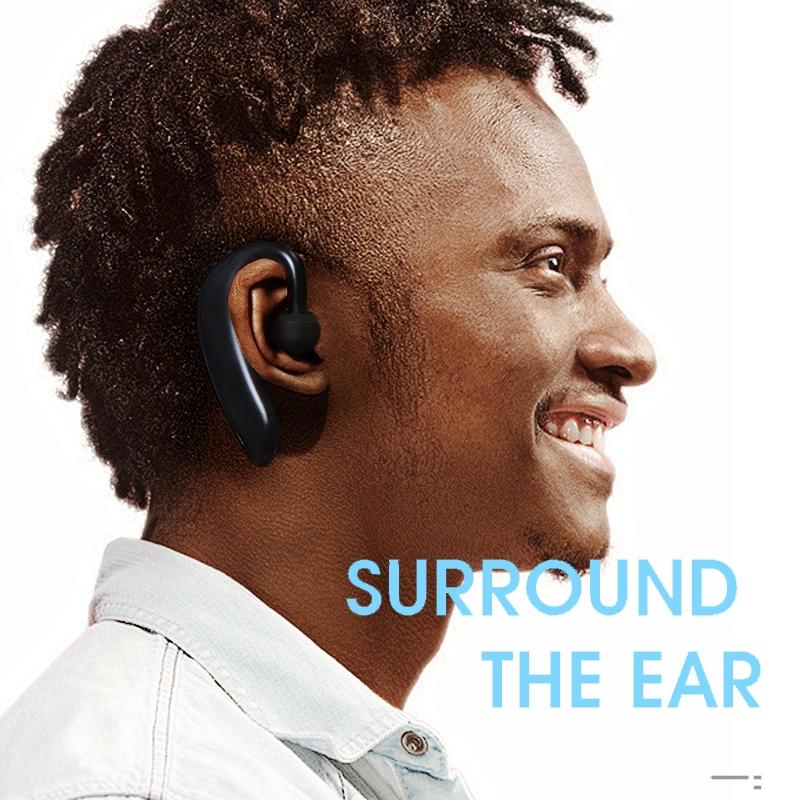 Intelligent Noise Cancelling Bluetooth Earphones - Q10 - Black