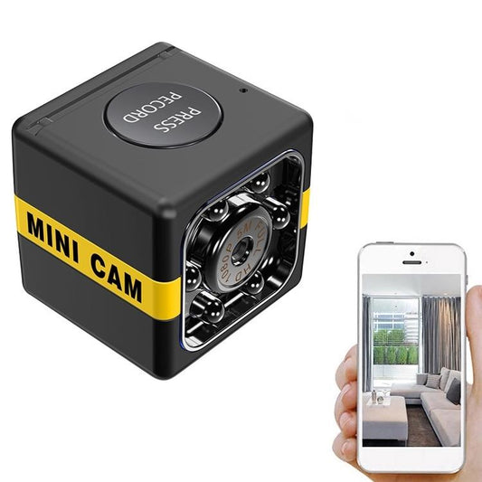 HD Aerial Action Camera – 1080P Outdoor Sports Cam, Waterproof & Portable – Black