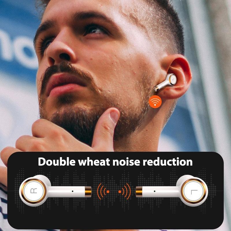 Wireless Bluetooth 5.0 Earbuds with Charging Case – In-Ear Stereo Sound, Touch Control – Universal Compatibility