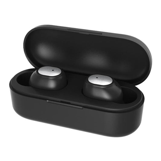 Wireless Sports Bluetooth 5.0 Earphones – Binaural Stereo Sound, Sweatproof, Secure Fit – Black