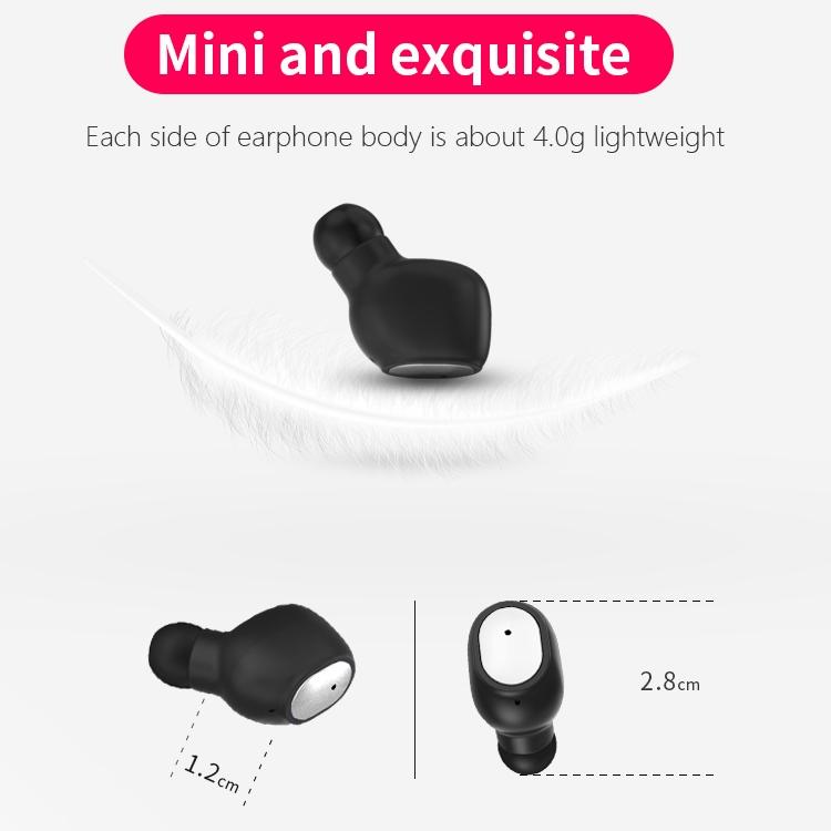 Wireless Sports Bluetooth 5.0 Earphones – Binaural Stereo Sound, Sweatproof, Secure Fit – Black