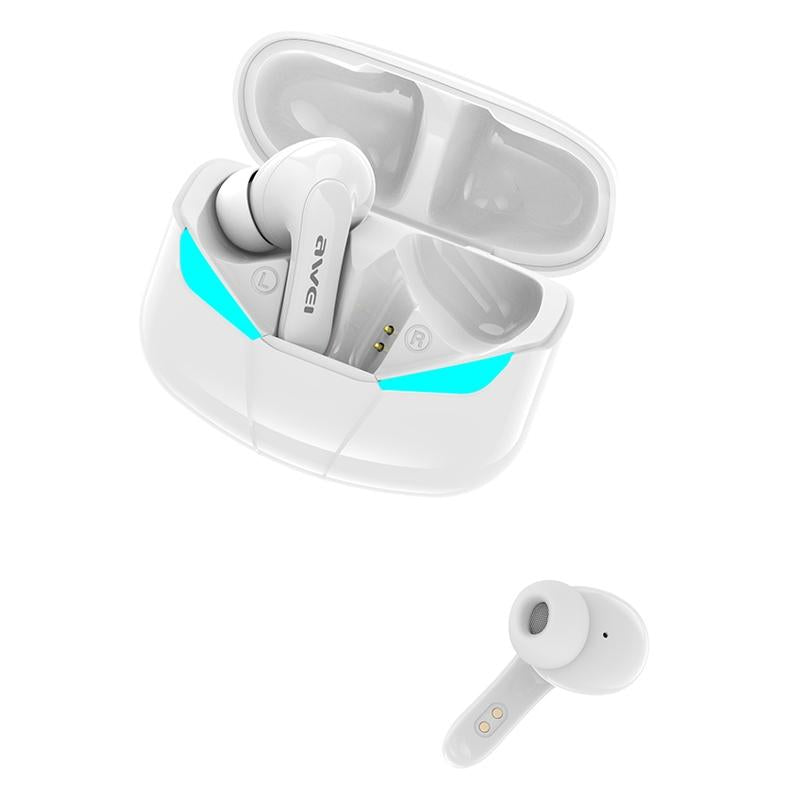 T35 Waterproof TWS Bluetooth 5.0 Headset with Charging Case – Black, In-Ear Wireless Earbuds with Mic for Music & Calls