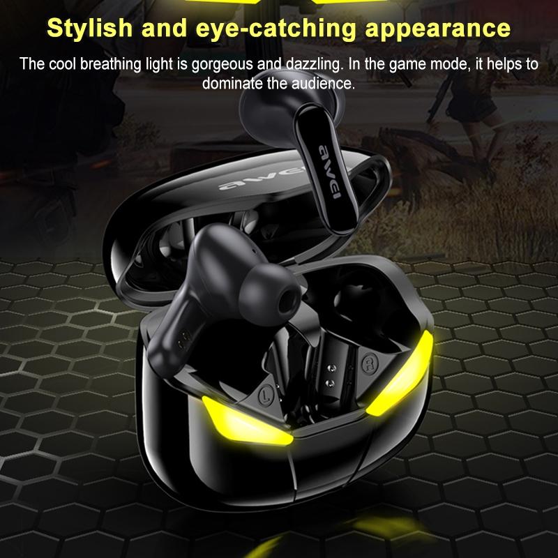 T35 Waterproof TWS Bluetooth 5.0 Headset with Charging Case – Black, In-Ear Wireless Earbuds with Mic for Music & Calls