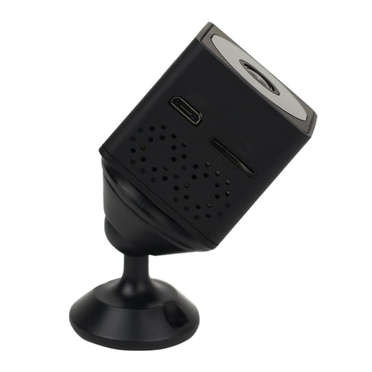 Mini WiFi Action Camera – Night Vision, Motion Detection, HD Video, Portable Security Cam – Black