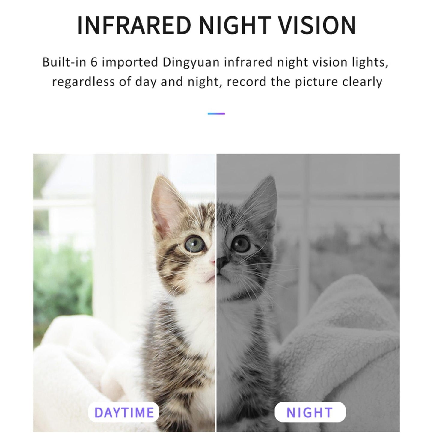 Mini WiFi Action Camera – Night Vision, Motion Detection, HD Video, Portable Security Cam – Black