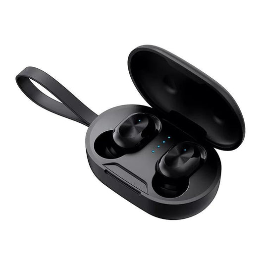 Waterproof Bluetooth 5.0 TWS Earphones – Touch Control, True Wireless In-Ear Headphones, Black