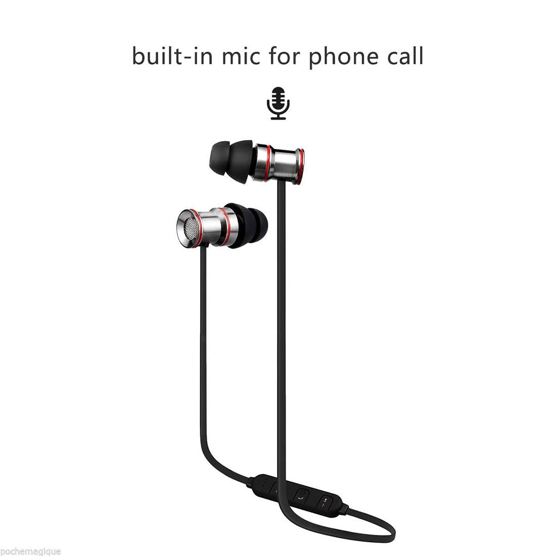 Waterproof Magnetic Sports Earbuds with Mic – Wireless Bluetooth 4.1 – Model IP7G9654B