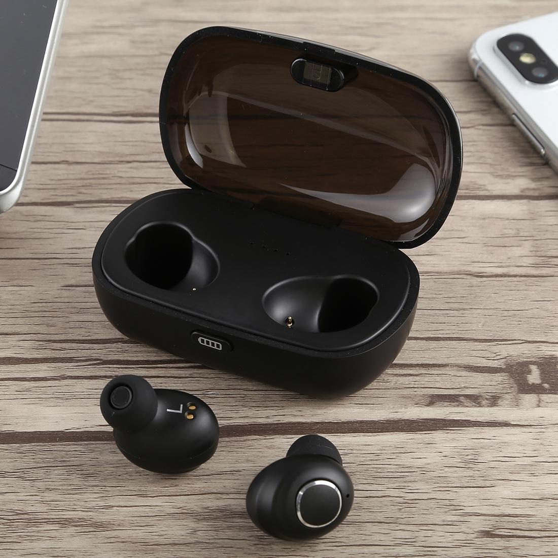 X8 TWS Portable Bluetooth 5.0 Earphones with Charging Case – Wireless In-Ear Sports Headphones – Black