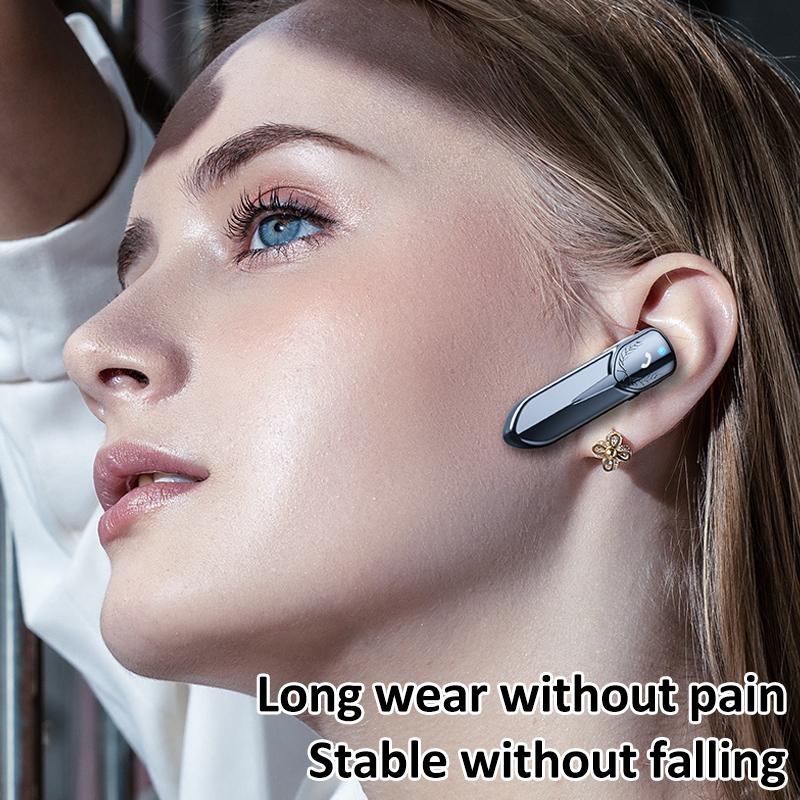 Bluetooth Earphone with CVC Noise Reduction – Unilateral In-Ear Design, Black