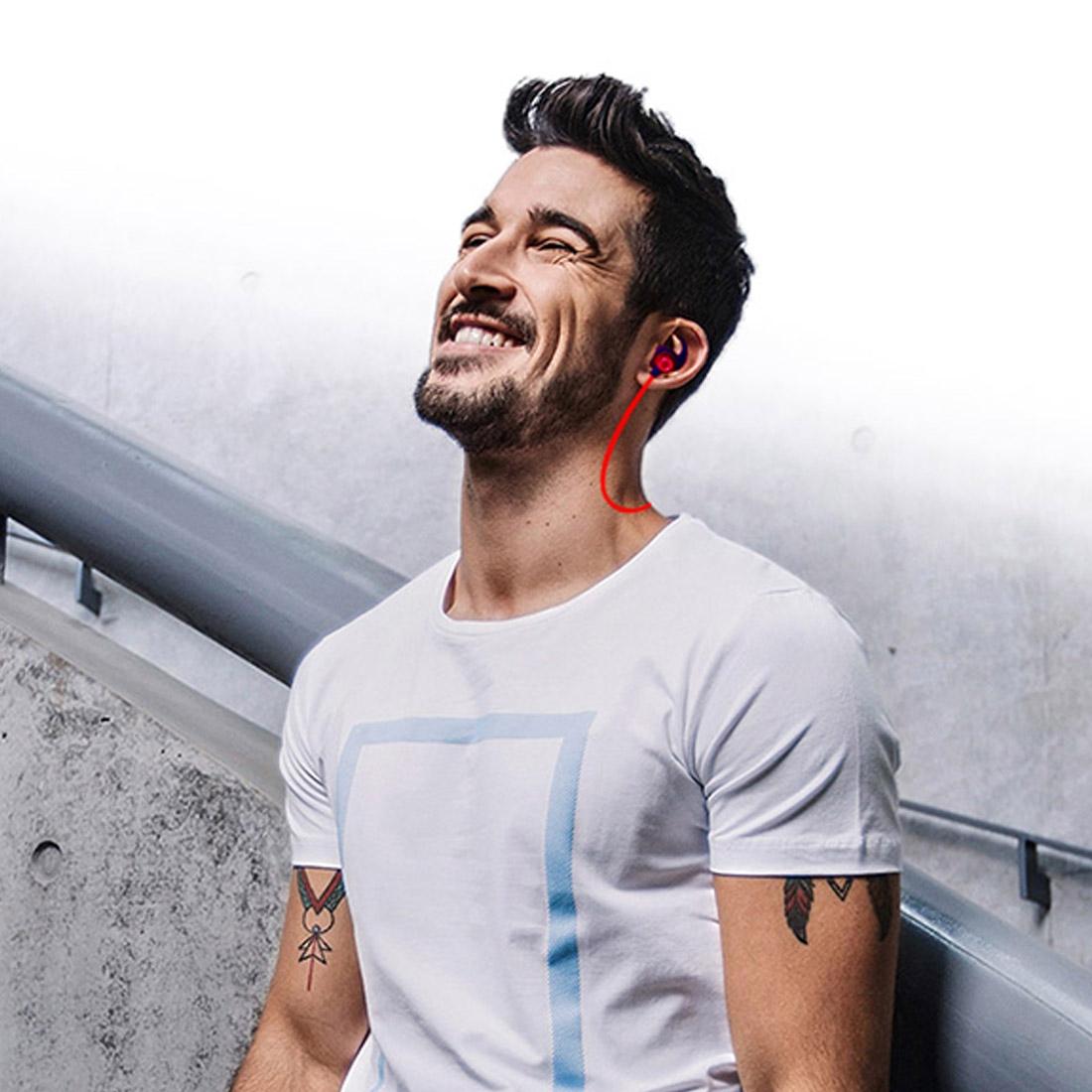 X5 Waterproof Sports Bluetooth Earbuds – Magnetic Design, Secure Fit, Deep Bass – Black
