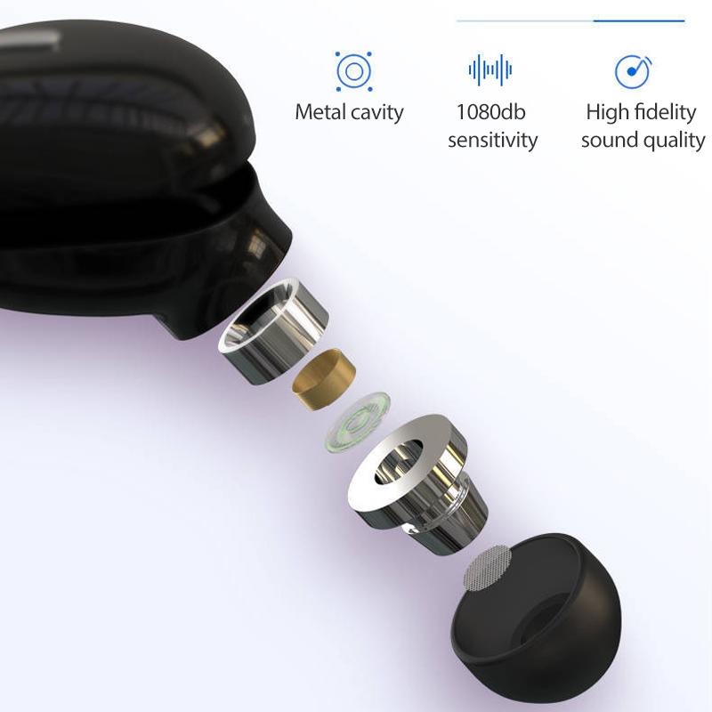 X9 Mini In-Ear Unilateral Bluetooth Earphone – Wireless 5.0 Single-Ear Headset with Mic, Black