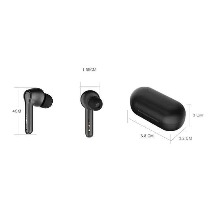 Ete-52 TWS Low Latency Bluetooth 5.0 Gaming Earphones – In-Ear Wireless Headset (Black)