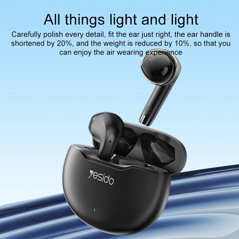 Wireless Bluetooth 5.0 TWS Earbuds with Charging Case – Black