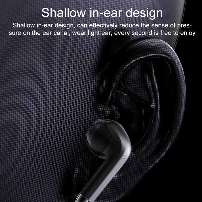 Wireless Bluetooth 5.0 TWS Earbuds with Charging Case – Black