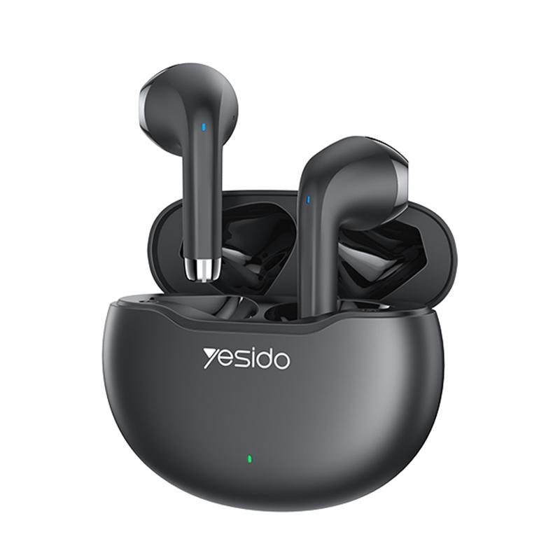 Wireless Bluetooth 5.0 TWS Earbuds with Charging Case – Black
