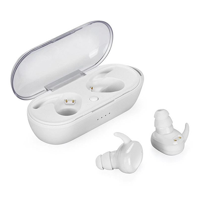 Waterproof Touch Wireless Bluetooth Earphones with Charging Box – True Wireless, Black