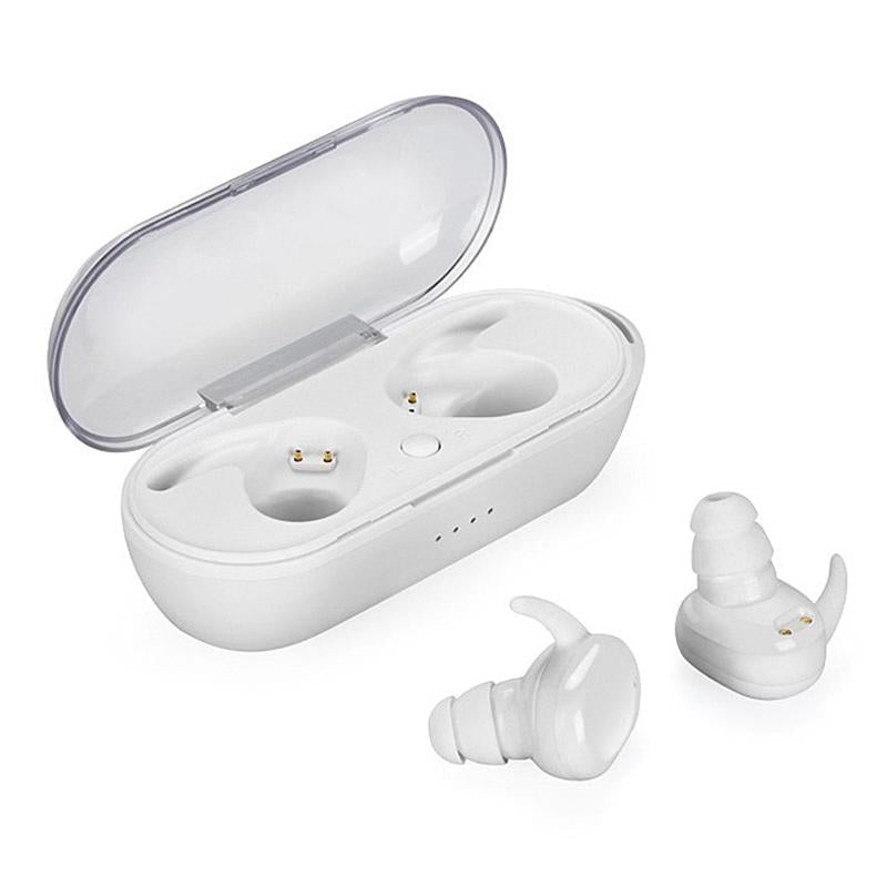 Waterproof Touch Wireless Bluetooth Earphones with Charging Box – True Wireless, Black