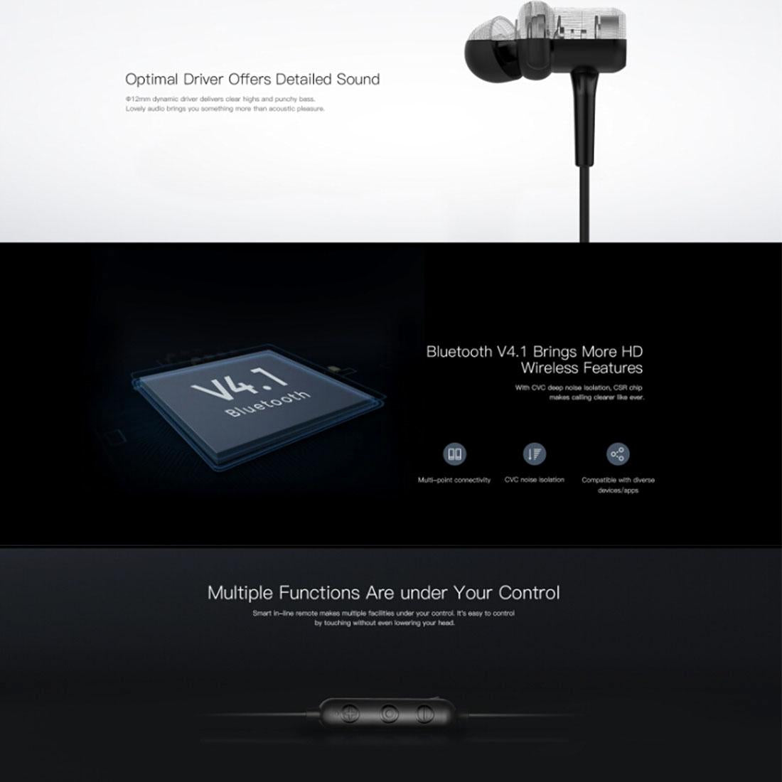 QCY M1C Wireless Sports Earphones – Bluetooth, Built-in Mic, Sweatproof, Secure Fit