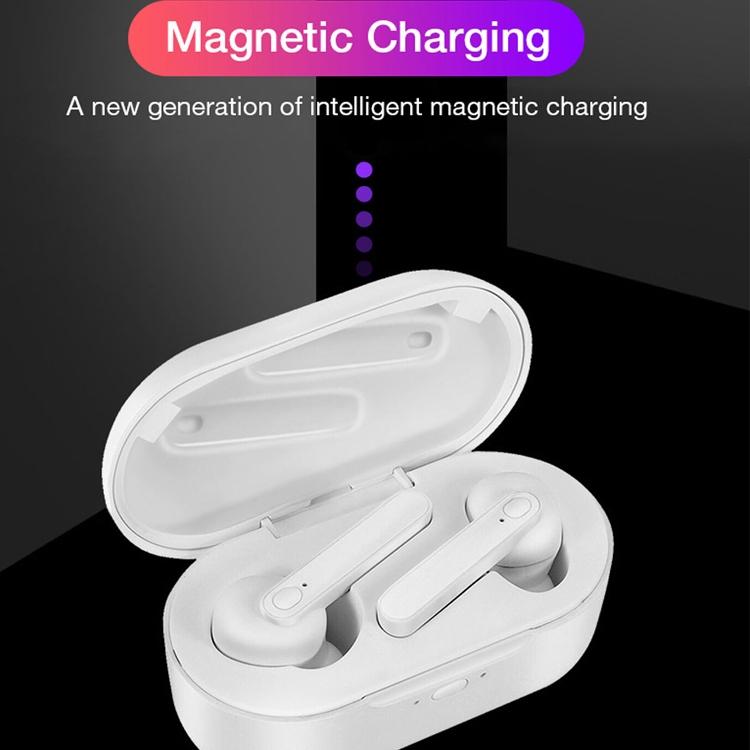 Waterproof Bluetooth 5.0 Earphones – TWS Wireless Earbuds with Magnetic Charging Box, Noise Isolation & Secure Fit – Black