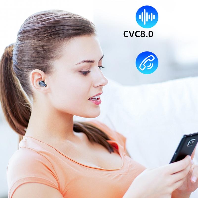 Wireless Noise-Cancelling Bluetooth Earbuds with Charging Case – Hi-Fi Sound, Long Battery Life, Touch Control