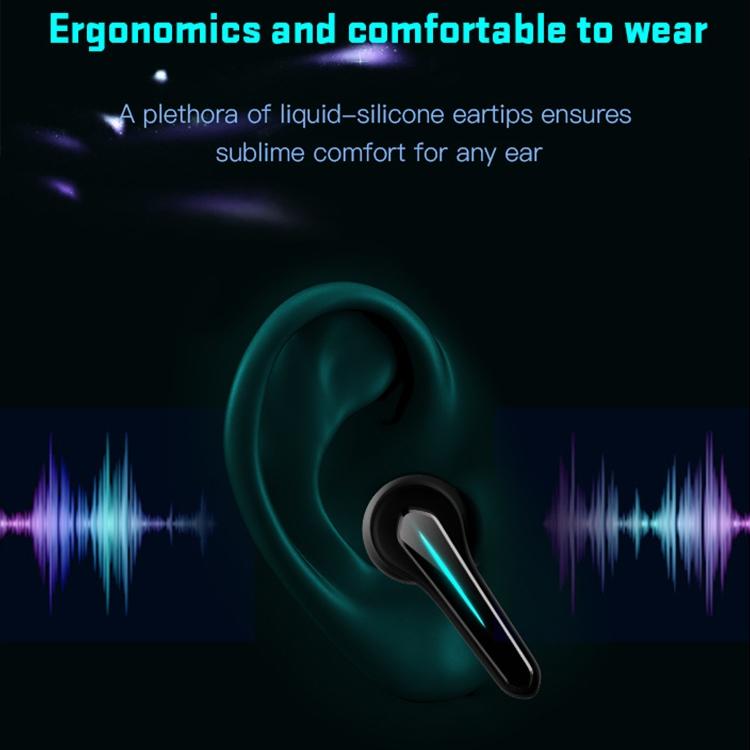 Wireless Gaming Earphones with Low Latency – True Wireless Bluetooth, Black