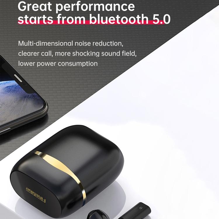 J1 Pro Wireless Bluetooth 5.0 Earphones – In-Ear Stereo Headset with Mic (Black)
