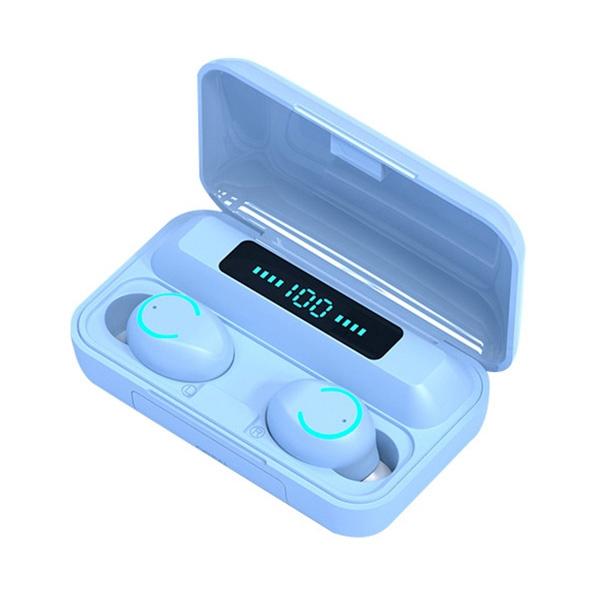 Wireless Noise-Cancelling Earbuds with Charging Case – Deep Bass, Touch Control, Long Battery Life – Black