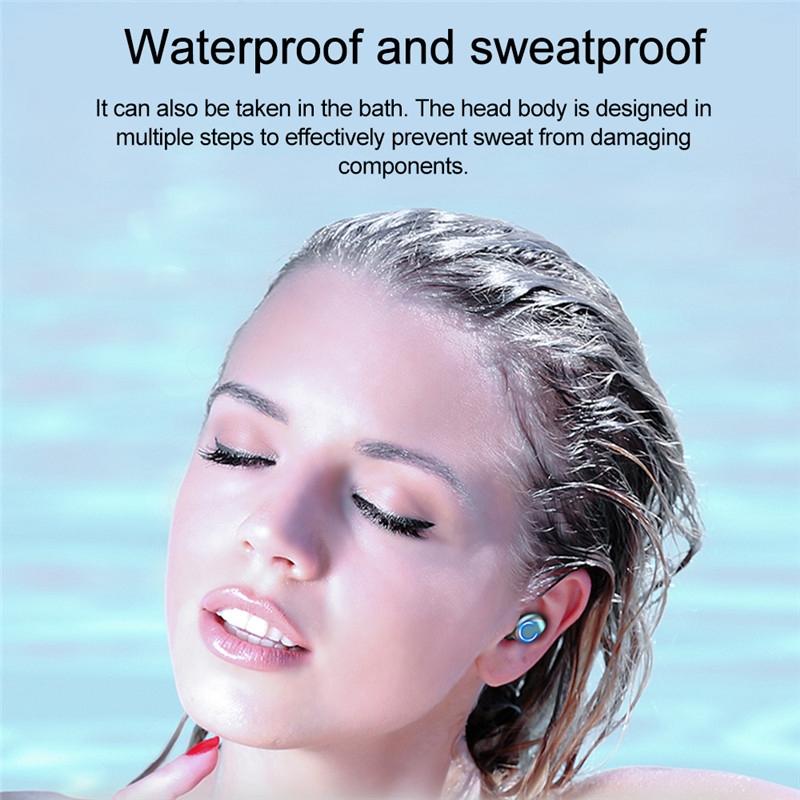 Wireless Noise-Cancelling Earbuds with Charging Case – Deep Bass, Touch Control, Long Battery Life – Black