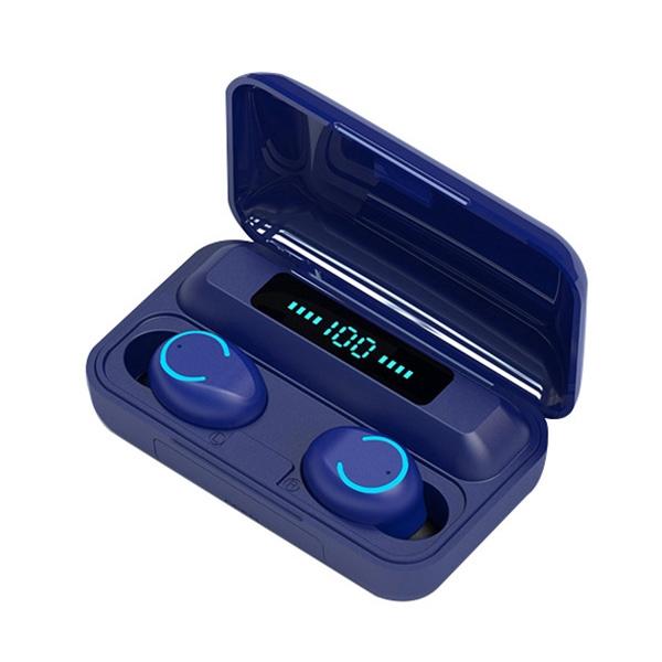 Wireless Noise-Cancelling Earbuds with Charging Case – Deep Bass, Touch Control, Long Battery Life – Black