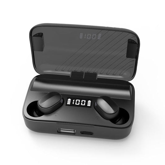 Wireless Noise-Cancelling Earbuds with LED Display & Magnetic Charging Case – Bluetooth 5.3, Hi-Fi Sound