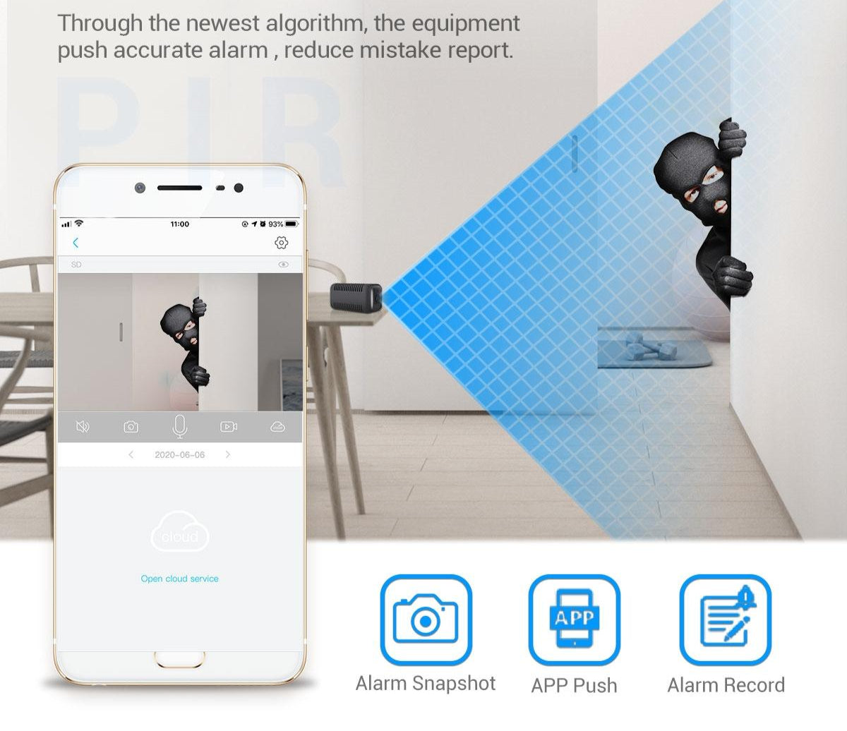 1080P Full HD WiFi Security Camera – Night Vision, Two-Way Audio, Motion Detection, Indoor/Outdoor Surveillance