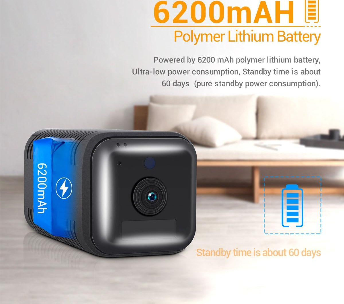 1080P Full HD WiFi Security Camera – Night Vision, Two-Way Audio, Motion Detection, Indoor/Outdoor Surveillance