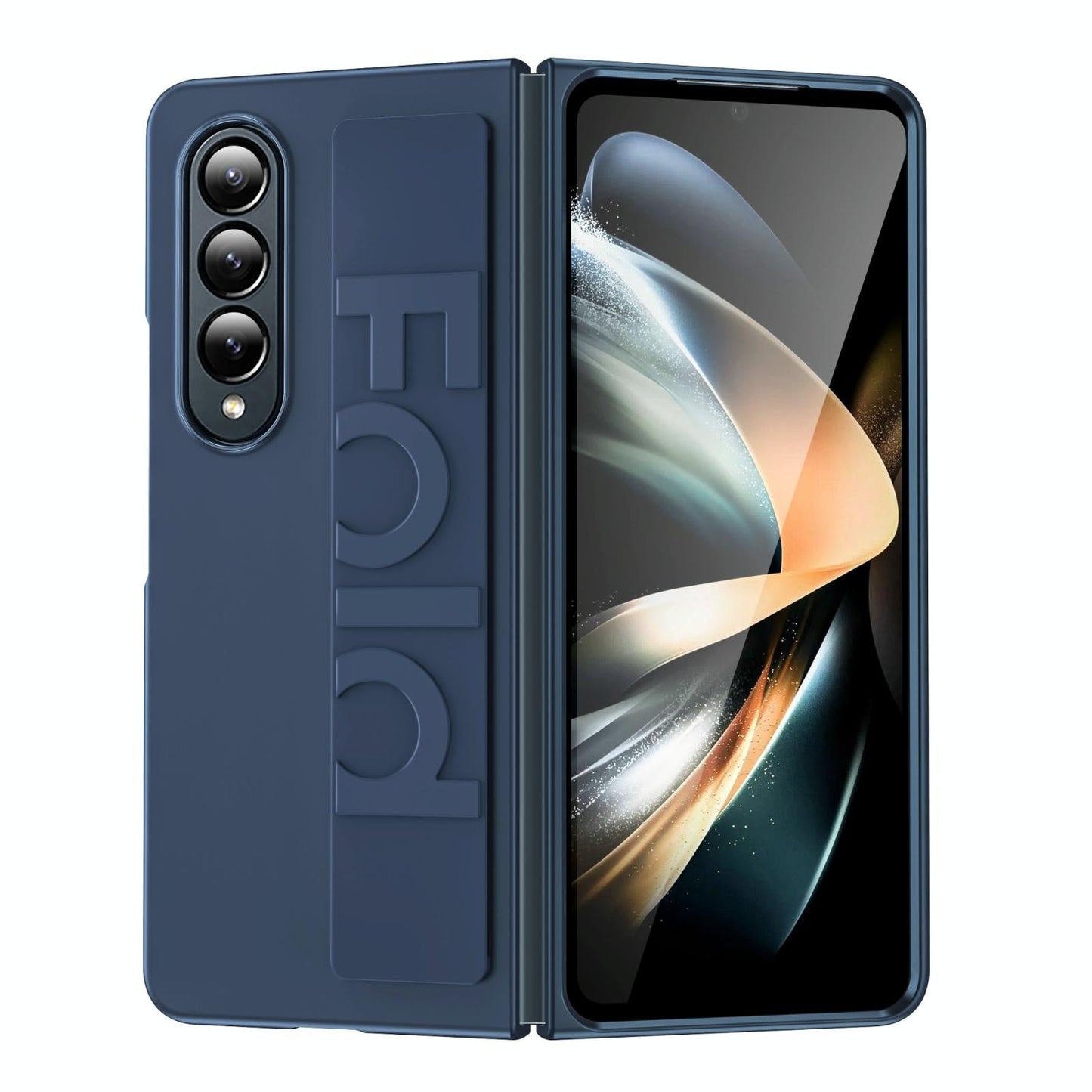 Silicone Wristband Case for Samsung Galaxy Z Fold4 5G – Foldable Matte Clear Protective Cover