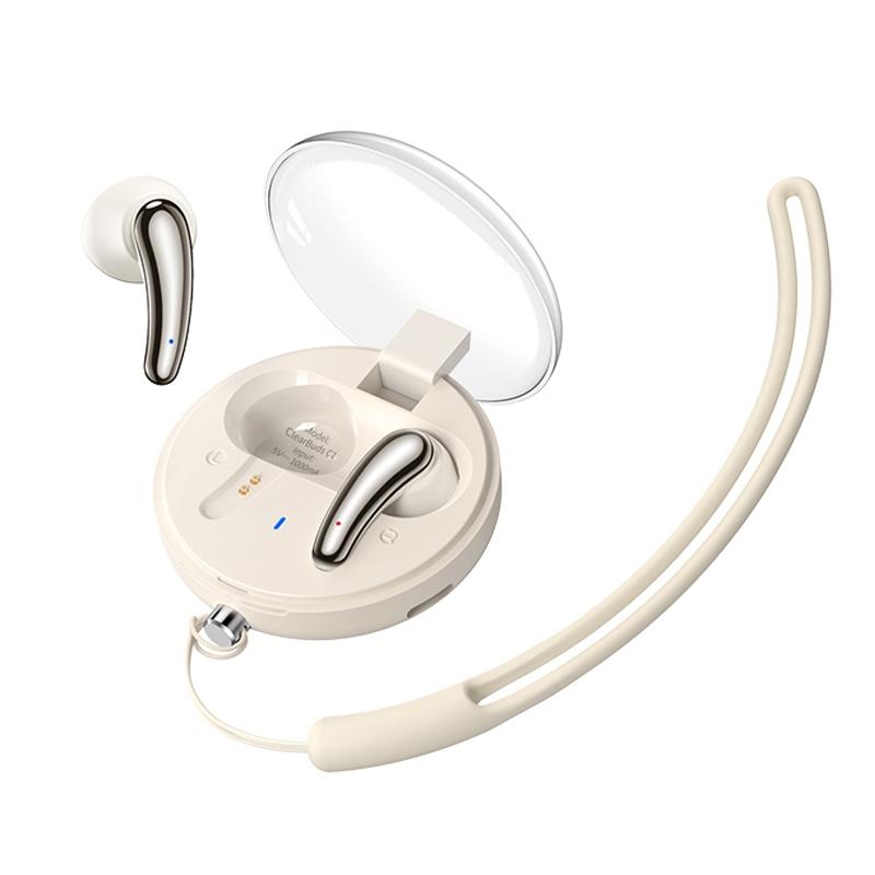 Clearbuds C1 Wireless In-Ear Earphones – Low Latency Bluetooth, Beige