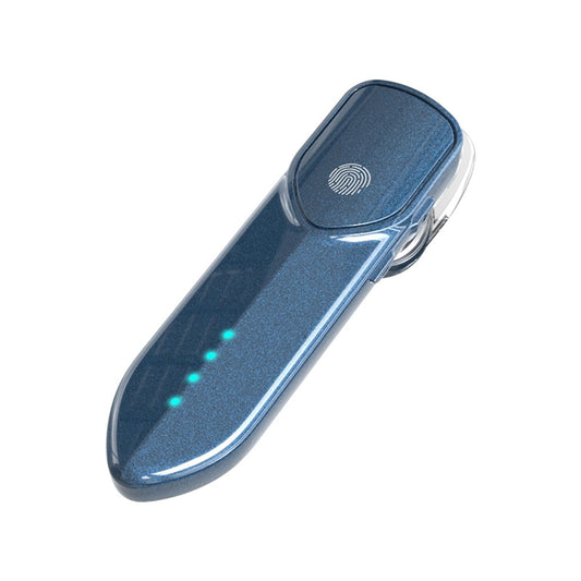 Bluetooth 5.0 Business Earphone with Fingerprint Touch Control – Blue