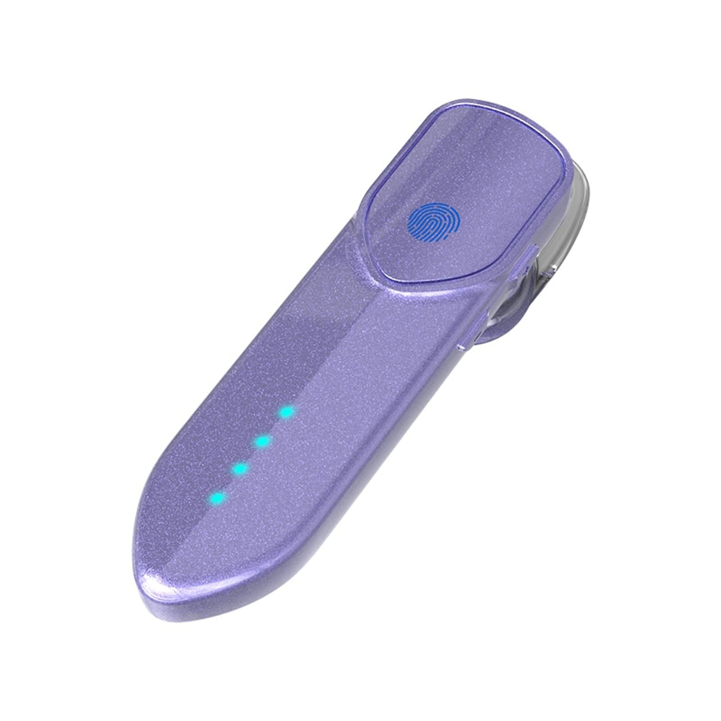 Bluetooth 5.0 Business Earphone with Fingerprint Touch Control – Blue