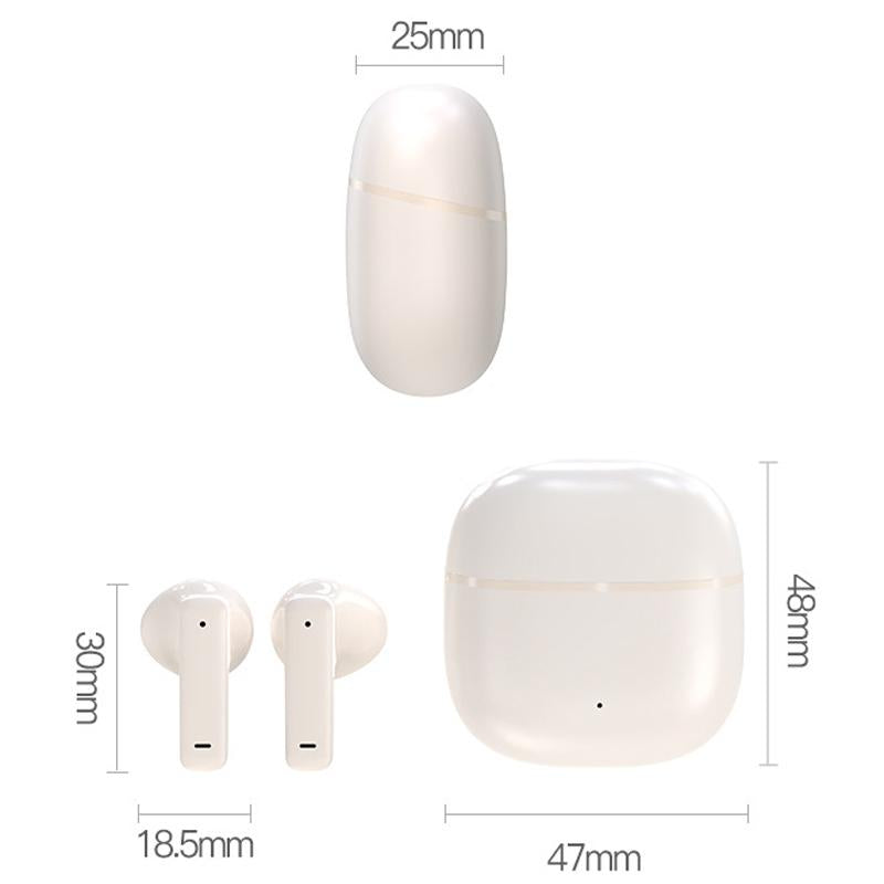 Wireless Bluetooth Earphones with HD Noise Reduction – Gaming & Sports In-Ear Headphones, Skin Colour