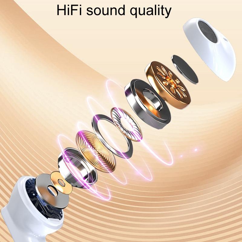 Wireless Bluetooth Earphones with HD Noise Reduction – Gaming & Sports In-Ear Headphones, Skin Colour