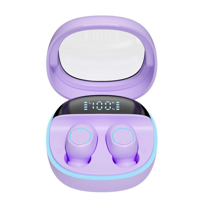 Wireless In-Ear TWS Earphones for HiFi Music & Gaming – True Wireless Stereo – Purple