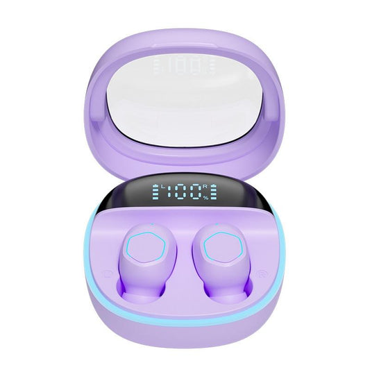 Wireless In-Ear TWS Earphones for HiFi Music & Gaming – True Wireless Stereo – Purple